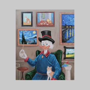 Donald  traps collector Vincent Van Gogh (2023)