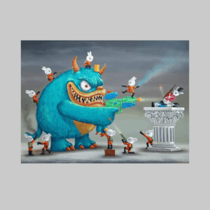 Water Gun War: A Surreal Battlefield (2024)