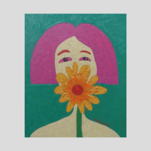 Hiding Behind the Orange Flower (2019)